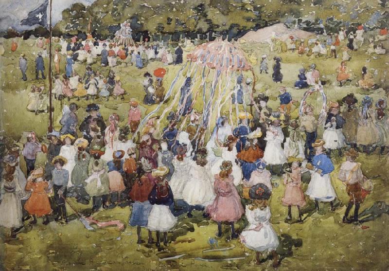 Maurice Prendergast May Day,Central Park Germany oil painting art